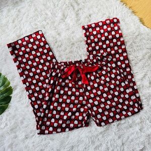 GEORGE | Red & White Penguin Pajama Bottoms Size Medium